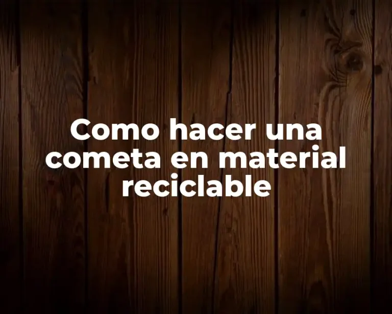 Como hacer una cometa en material reciclable