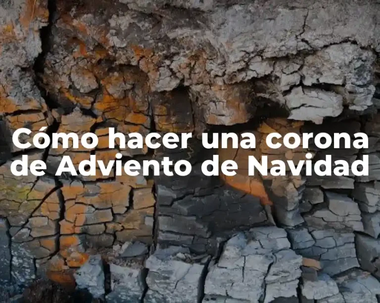 Cómo hacer una corona de Adviento de Navidad
