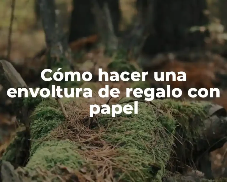 Cómo hacer una envoltura de regalo con papel
