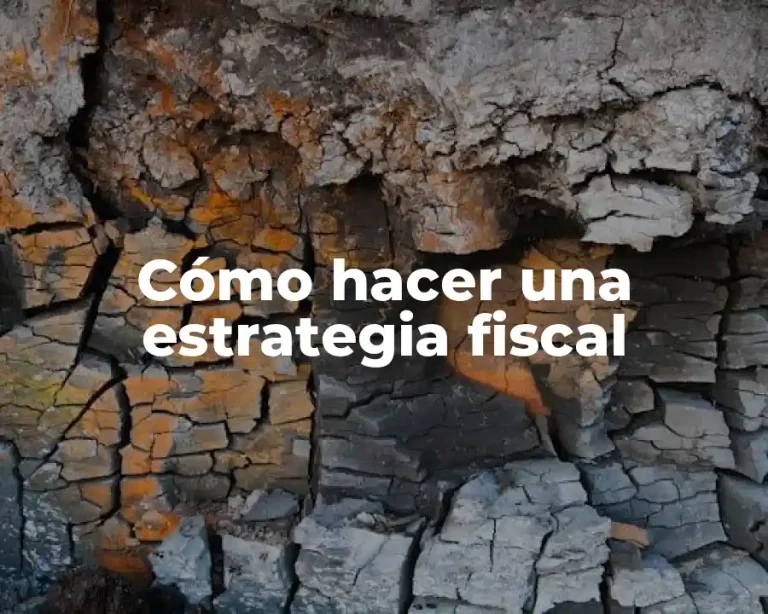 Cómo hacer una estrategia fiscal