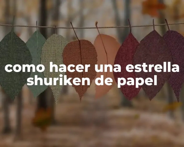 como hacer una estrella shuriken de papel