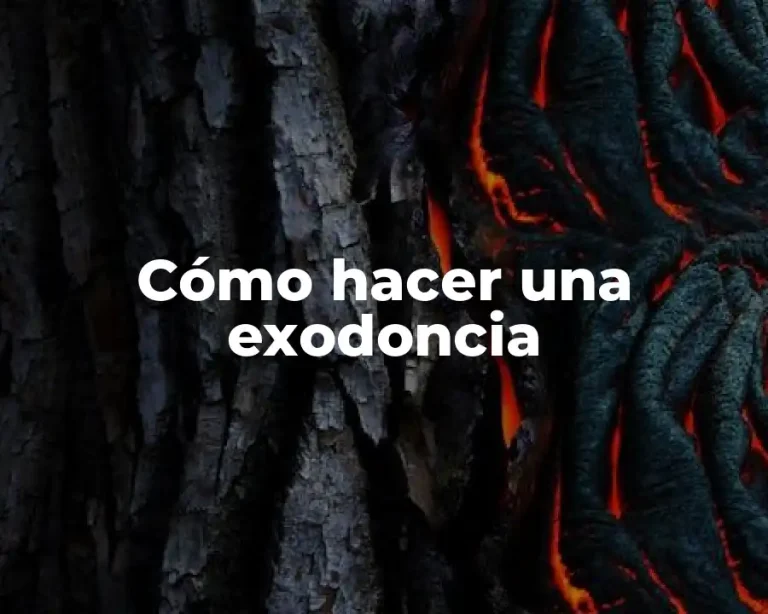 Cómo hacer una exodoncia