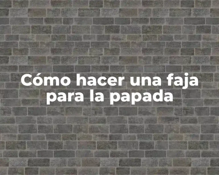 Cómo hacer una faja para la papada