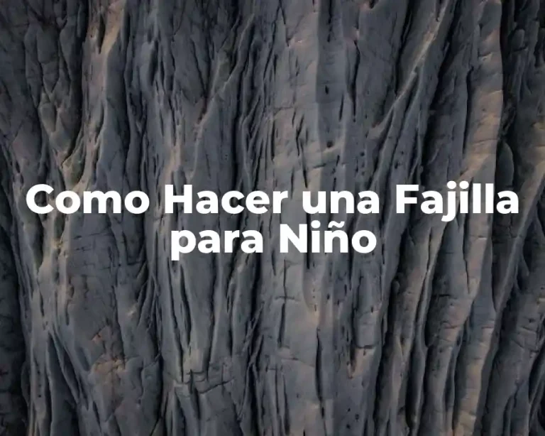 Como Hacer una Fajilla para Niño