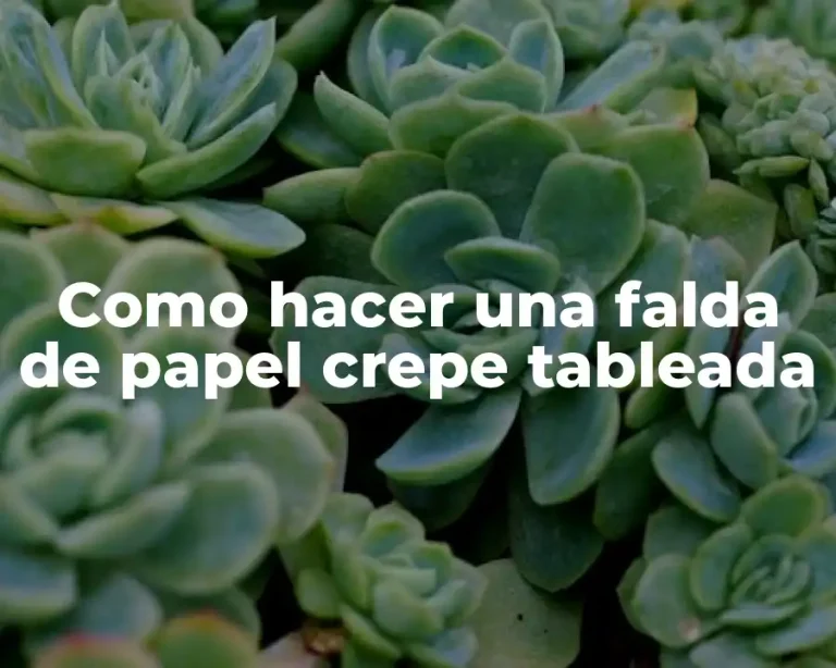 Como hacer una falda de papel crepe tableada