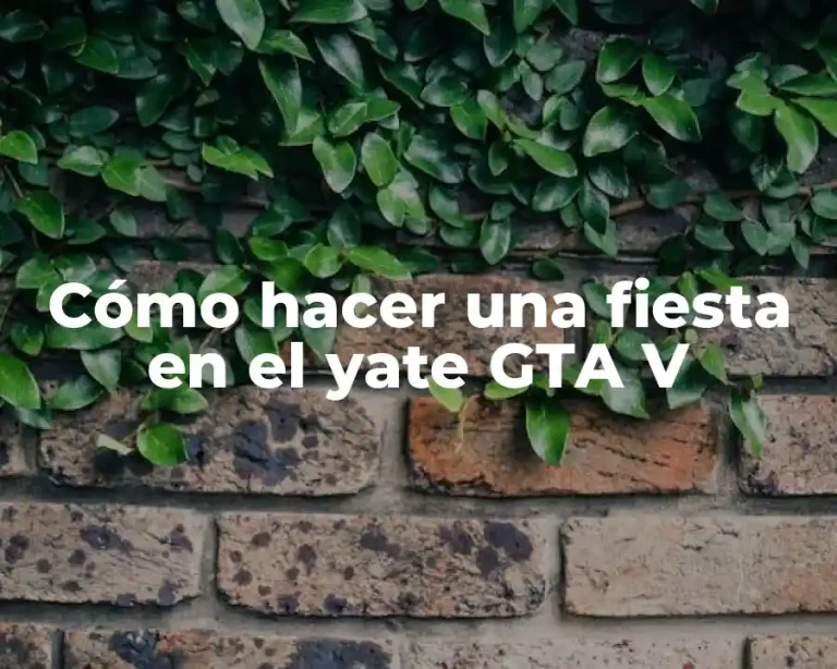 Cómo hacer una fiesta en el yate GTA V