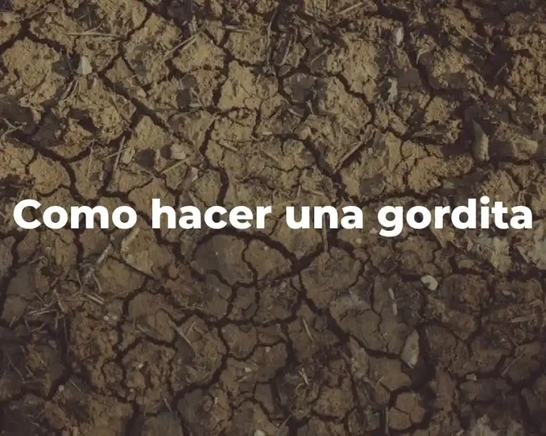 Como hacer una gordita