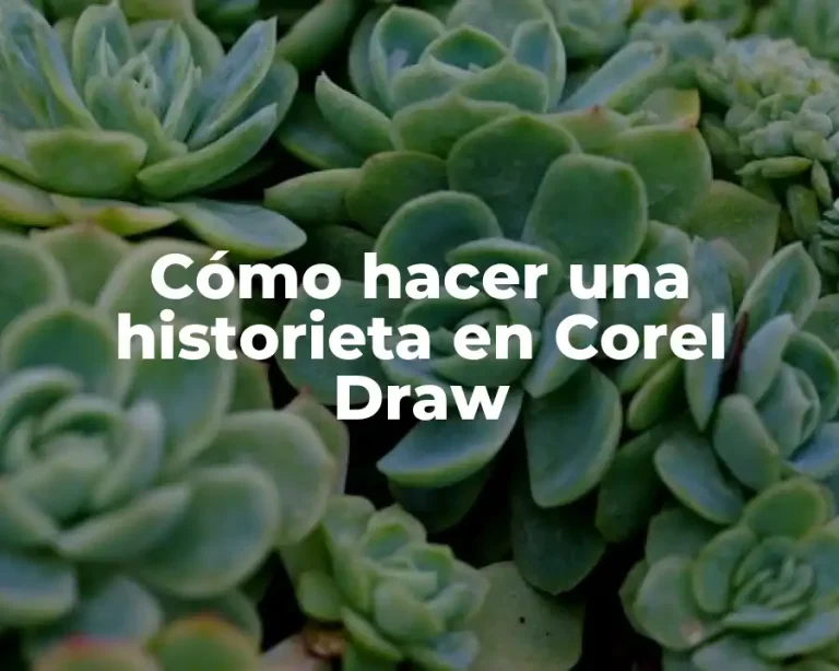 Cómo hacer una historieta en Corel Draw