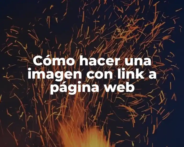 Cómo hacer una imagen con link a página web