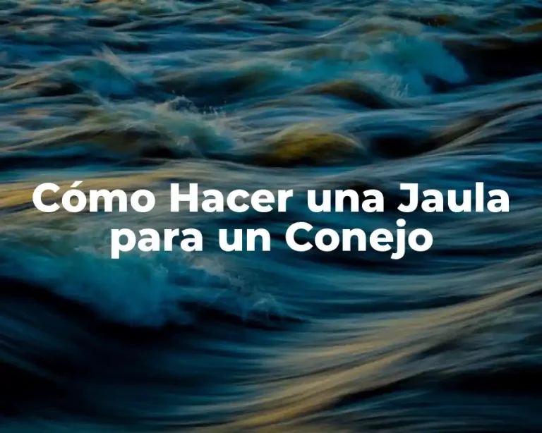 Cómo Hacer una Jaula para un Conejo