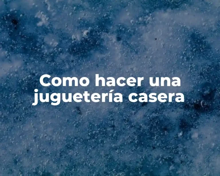 Como hacer una juguetería casera