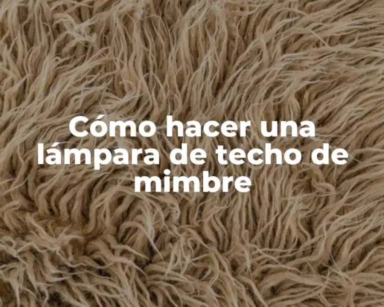 Cómo hacer una lámpara de techo de mimbre