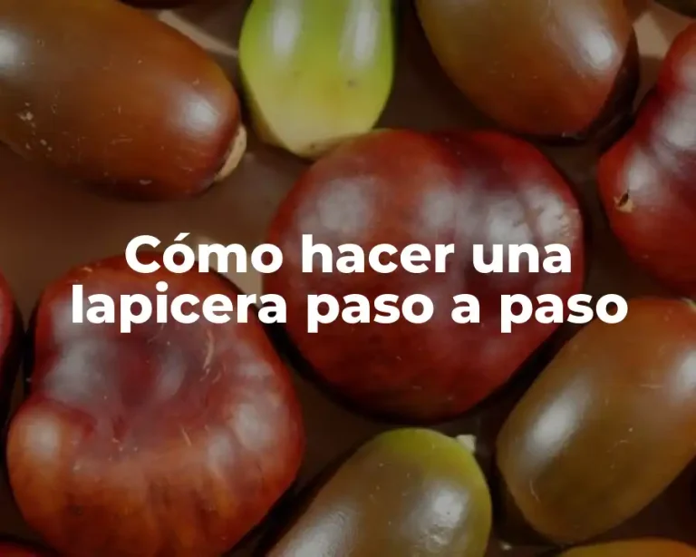 Cómo hacer una lapicera paso a paso