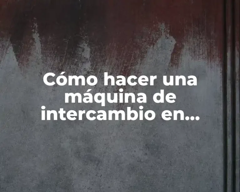 Cómo hacer una máquina de intercambio en Pixelmon