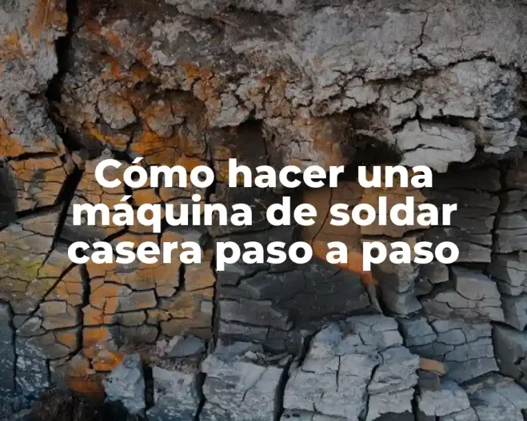 Cómo hacer una máquina de soldar casera paso a paso