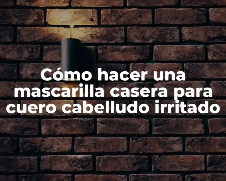 Cómo hacer una mascarilla casera para cuero cabelludo irritado