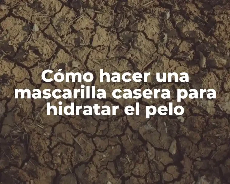 Cómo hacer una mascarilla casera para hidratar el pelo