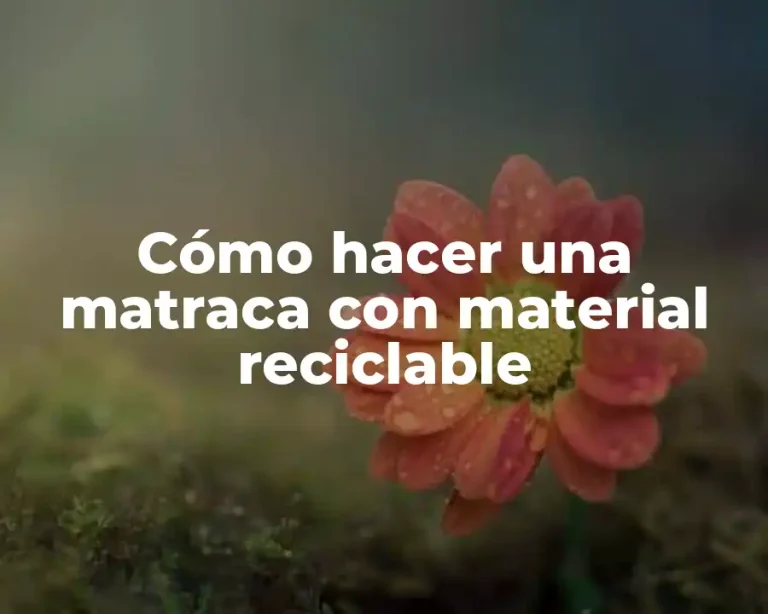 Cómo hacer una matraca con material reciclable