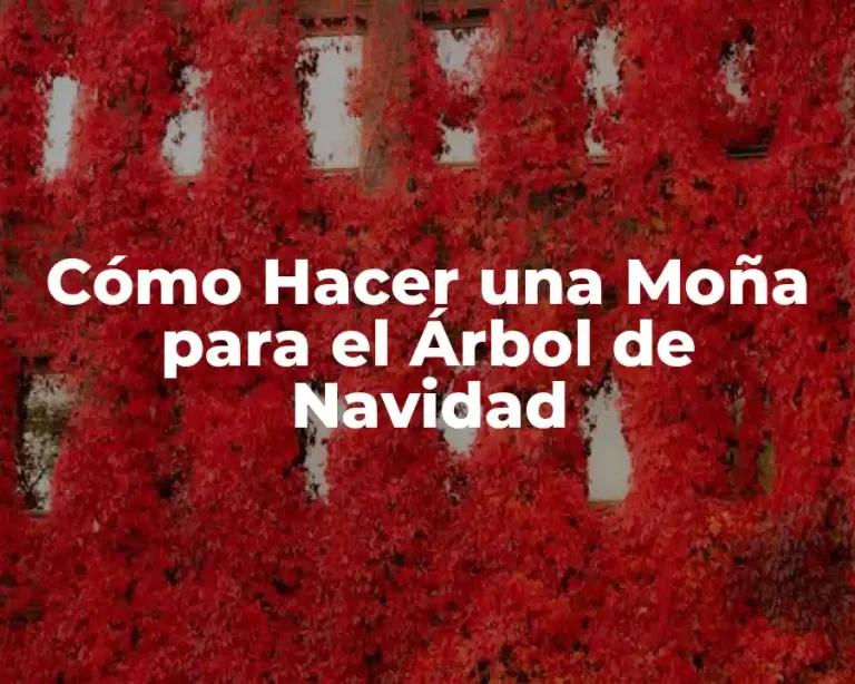 Cómo Hacer una Moña para el Árbol de Navidad