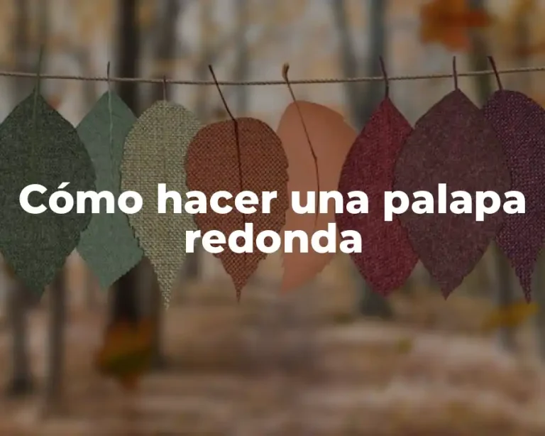 Cómo hacer una palapa redonda
