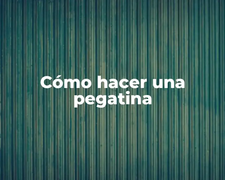 Cómo hacer una pegatina