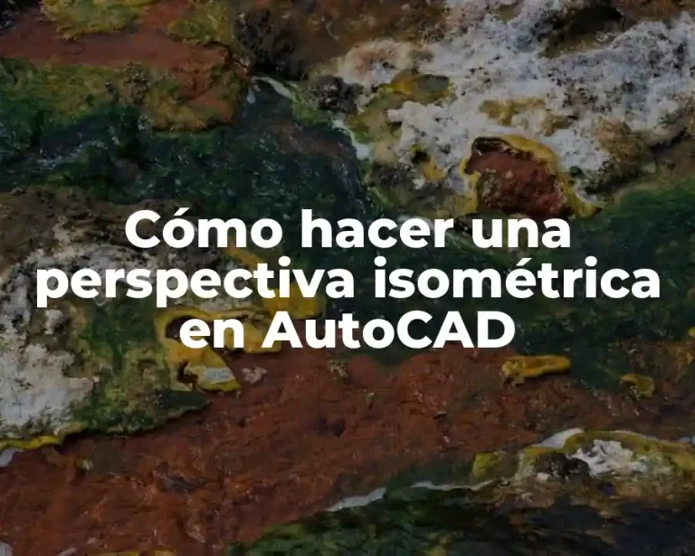 Cómo hacer una perspectiva isométrica en AutoCAD