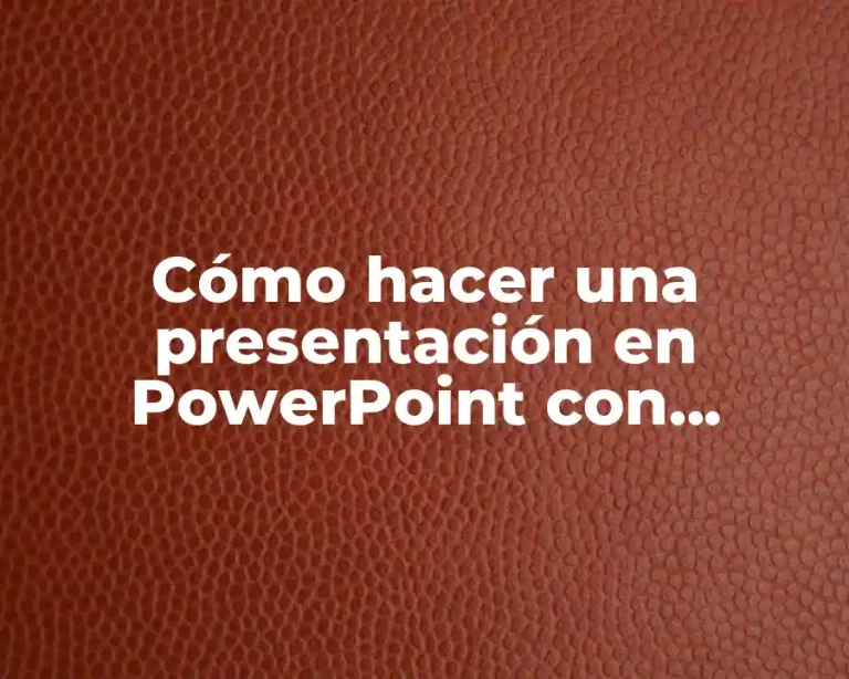 Cómo hacer una presentación en PowerPoint con ChatGPT