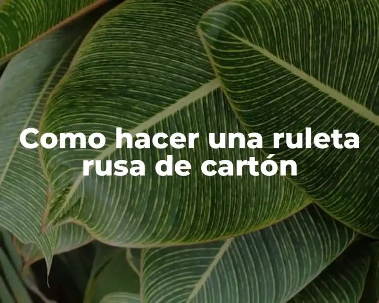 Como hacer una ruleta rusa de cartón