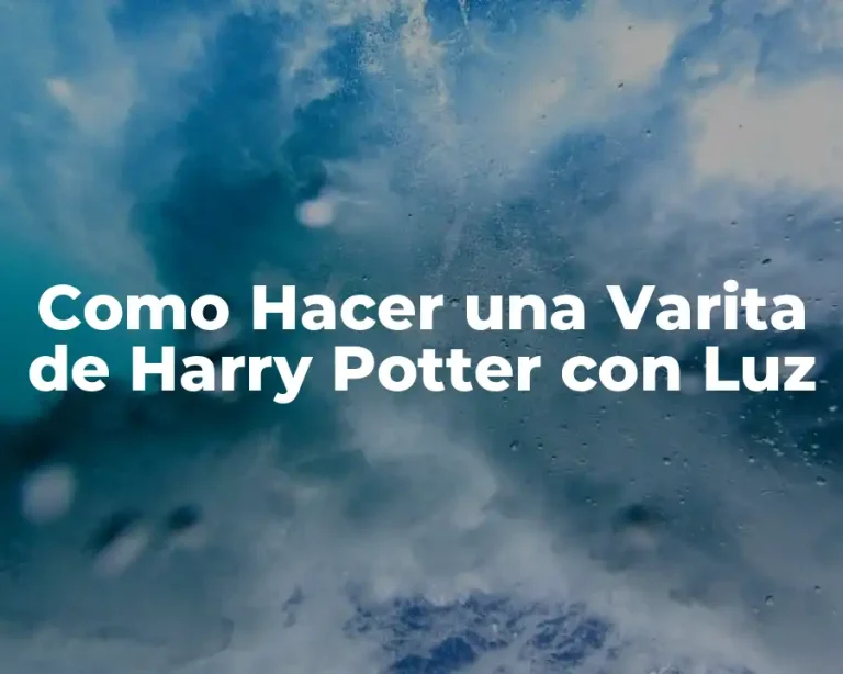 Como Hacer una Varita de Harry Potter con Luz