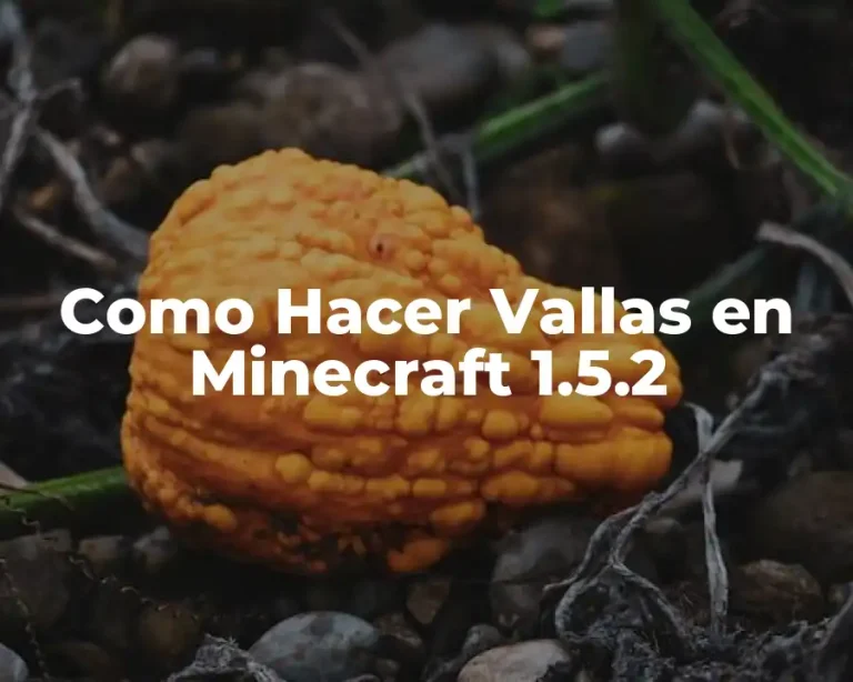 Como Hacer Vallas en Minecraft 1.5.2