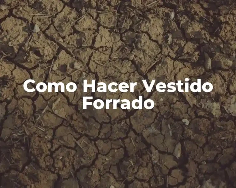 Como Hacer Vestido Forrado