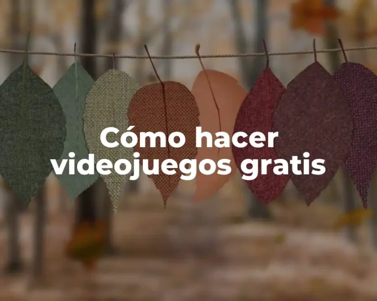 Cómo hacer videojuegos gratis
