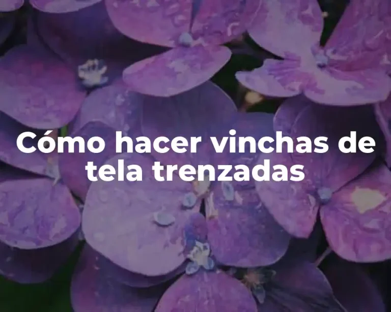 Cómo hacer vinchas de tela trenzadas