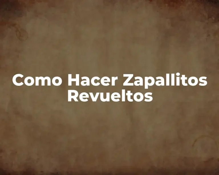 Como Hacer Zapallitos Revueltos