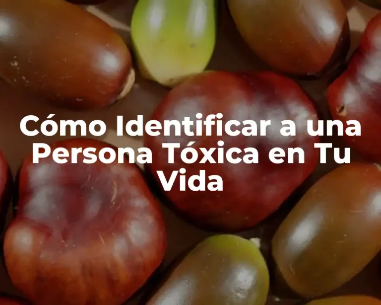 Cómo Identificar a una Persona Tóxica en Tu Vida