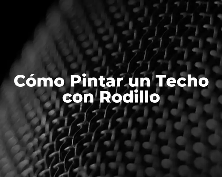Cómo Pintar un Techo con Rodillo