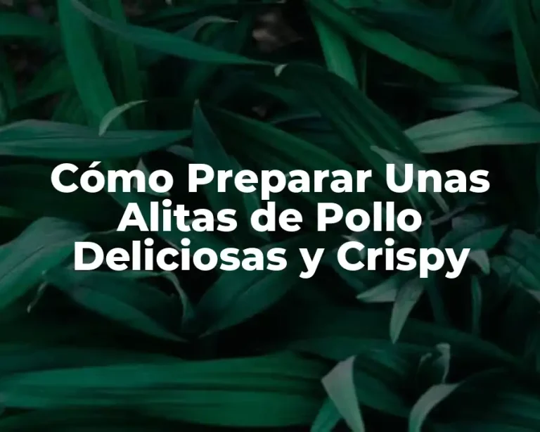 Cómo Preparar Unas Alitas de Pollo Deliciosas y Crispy