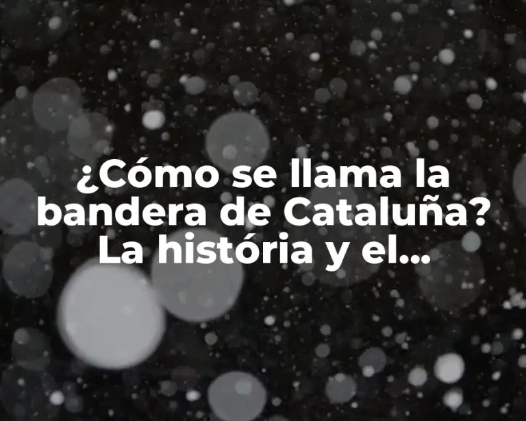 ¿Cómo se llama la bandera de Cataluña? La história y el significado detrás de la Senyera