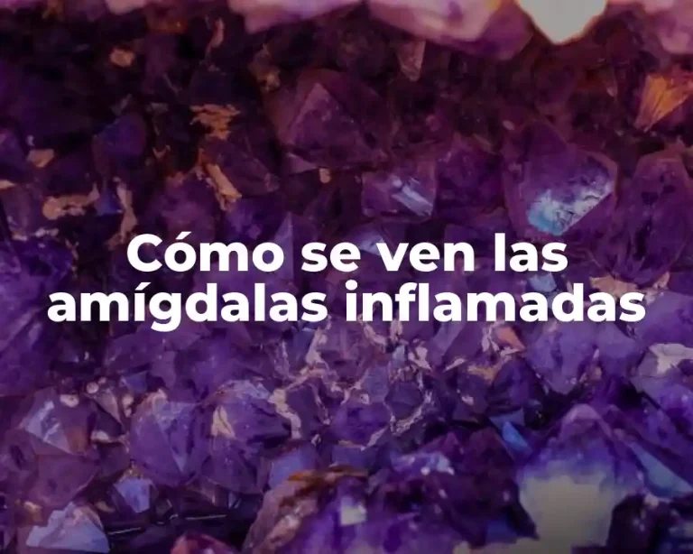 Cómo se ven las amígdalas inflamadas