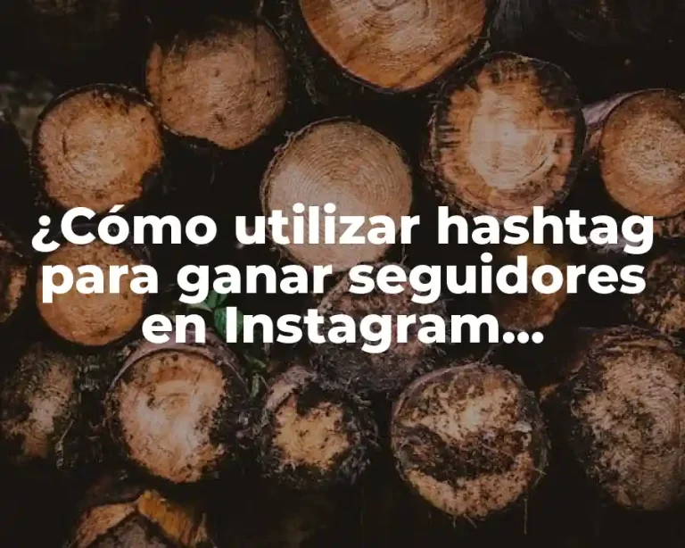 ¿Cómo utilizar hashtag para ganar seguidores en Instagram efectivamente?