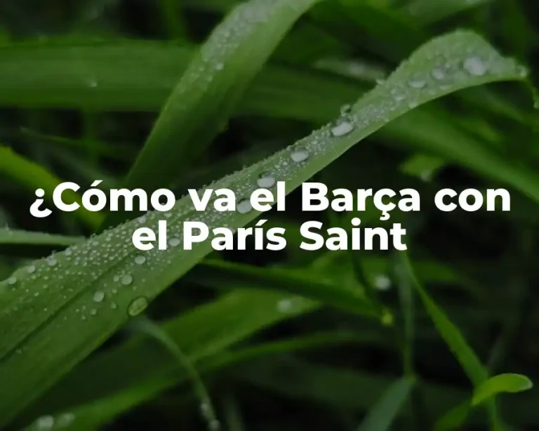 ¿Cómo va el Barça con el París Saint