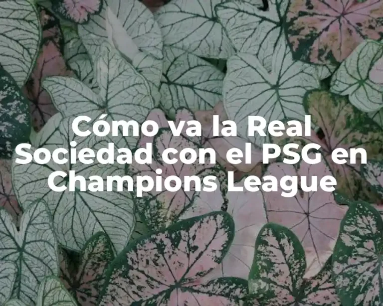 Cómo va la Real Sociedad con el PSG en Champions League