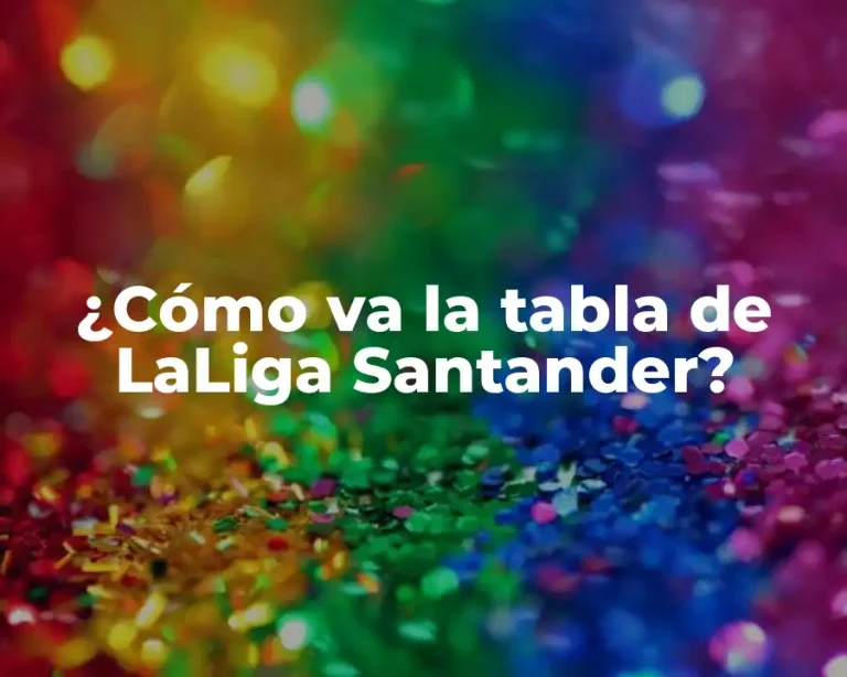 ¿Cómo va la tabla de LaLiga Santander?