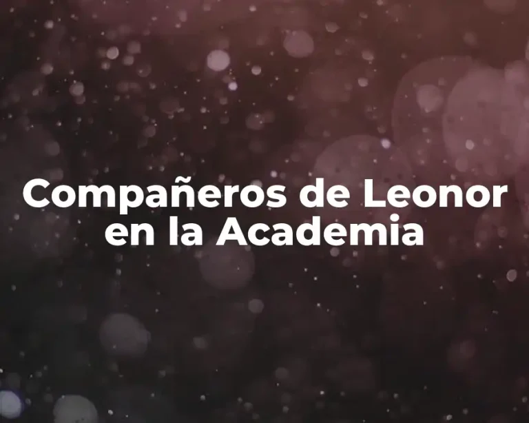 Compañeros de Leonor en la Academia