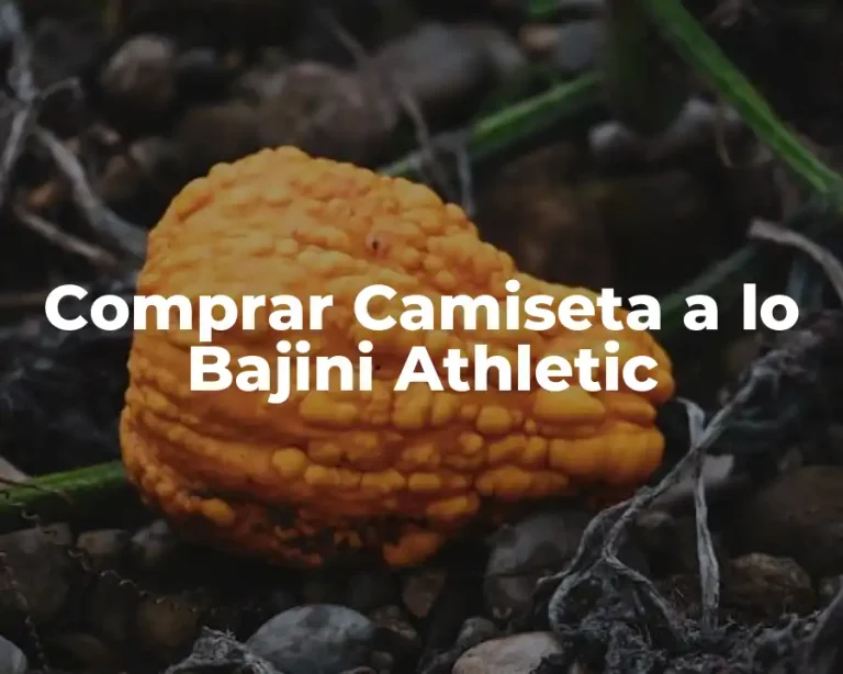 Comprar Camiseta a lo Bajini Athletic