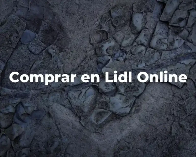 Comprar en Lidl Online