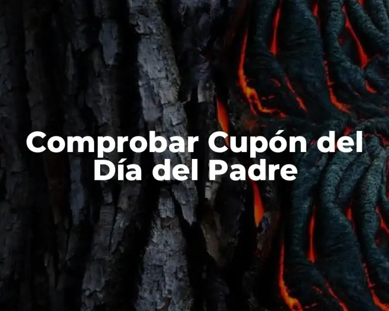 Comprobar Cupón del Día del Padre