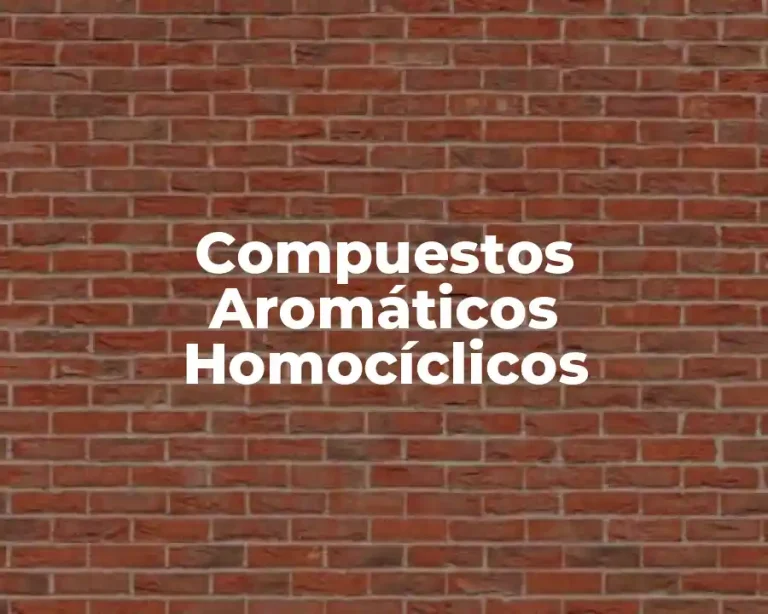 Compuestos Aromáticos Homocíclicos