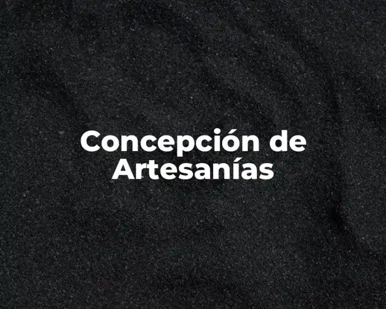 Concepción de Artesanías