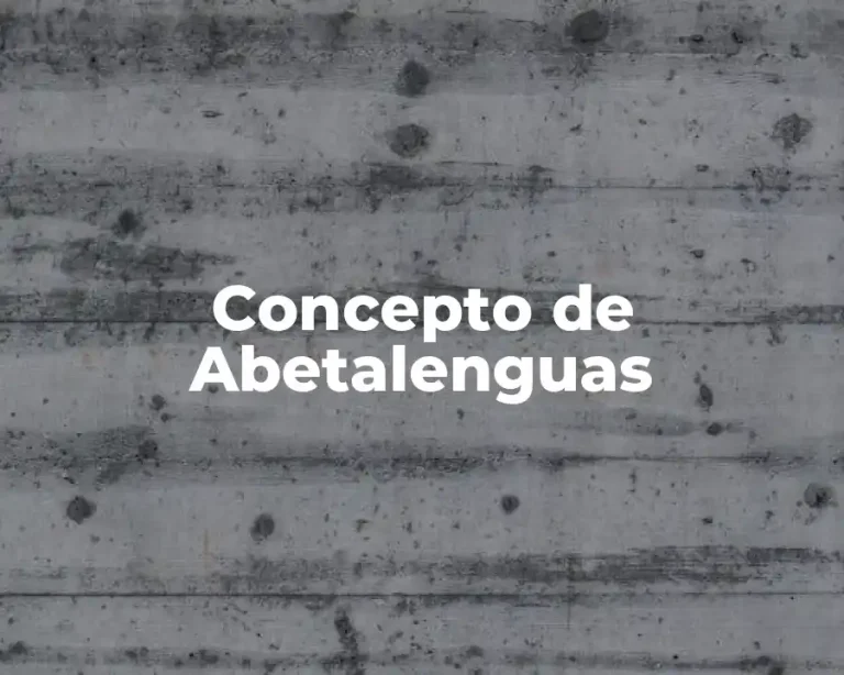 Concepto de Abetalenguas